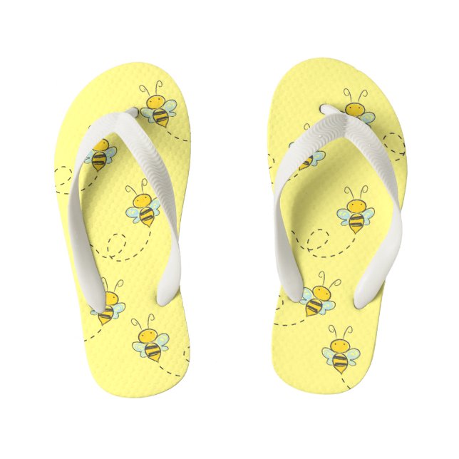 Busy Bee Kid's Flip Flops (Footbed)