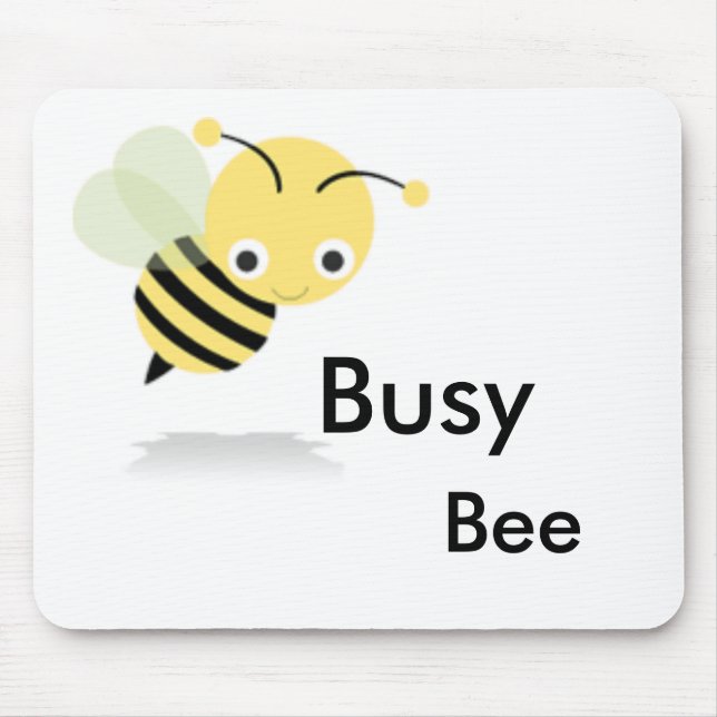 Busy Bee Mouse Pad (Front)