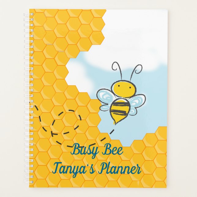 Busy Bee Personalized Planner (Front)