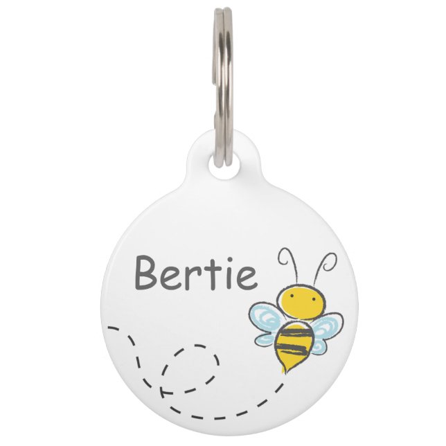 Busy Bee Pet Tag (Front)