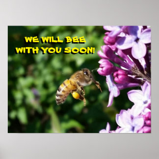 Busy Bee - Restaurant Waiting Room Poster