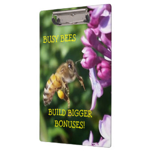 Busy Bees Build Bigger Bonuses Clipboard