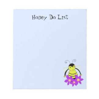 Busy Bees Honey Do List Notepad