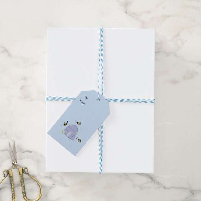 Busy Bees with Beehives Gift Tags (With Twine)