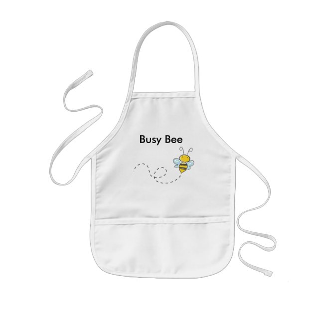 Busy Bumble Bee Kids Apron (Front)