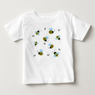 Busy Buzzing Bees Gender Neutral Baby T-Shirt