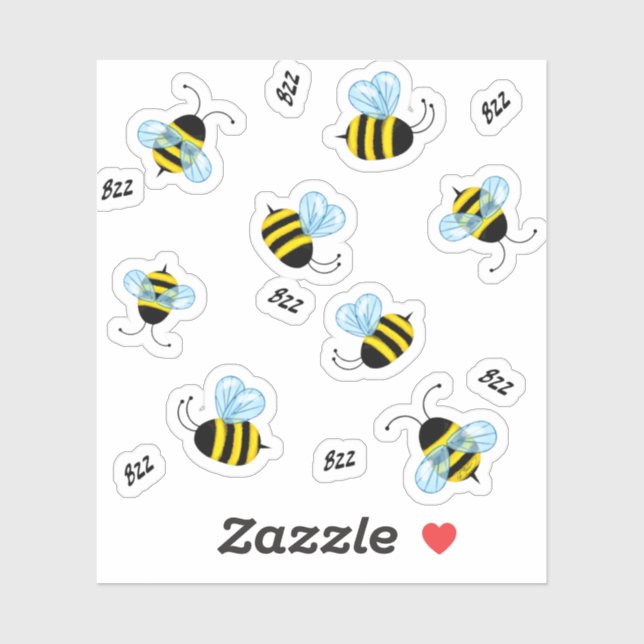 Busy Buzzing Bees Honeybee 14 Piece Set (Sheet)