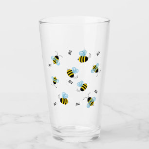 Busy Buzzing Bumble Bees Honeybees Glass