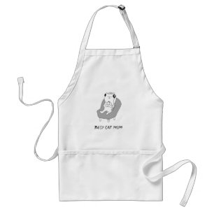 Busy Cat Mom Standard Apron