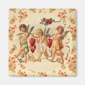 Busy Cupids Vintage Valentine Custom Magnet