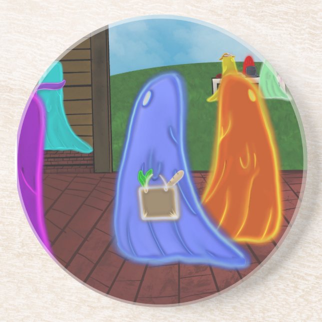 Busy Ghost Coaster (Front)