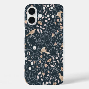 Busy Hedgerow Deep Blue Phone Case
