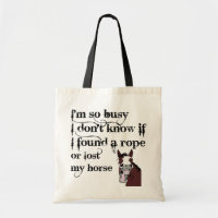 Busy Horse Owner Stress Quote Funny Cartoon