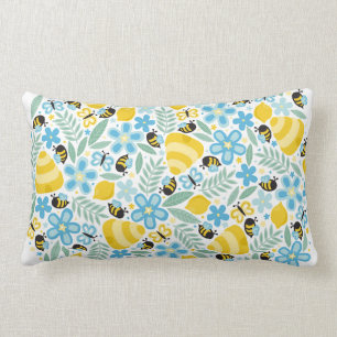 Busy Little Honeybees Lumbar Pillow