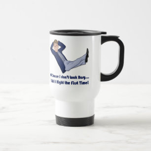 Busy Man Humour Travel Mug