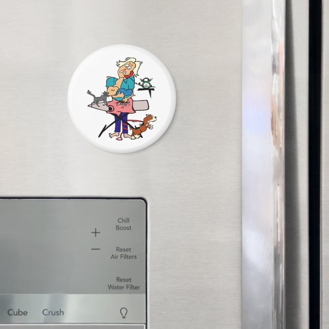 Busy Mom Magnet (In Situ (Fridge))