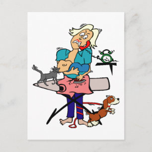 Busy Mom Mother's Day, ZSSG Postcard