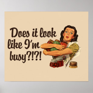 Busy Mom Poster