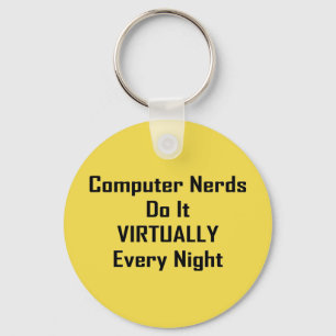 Busy Nerds Keychain