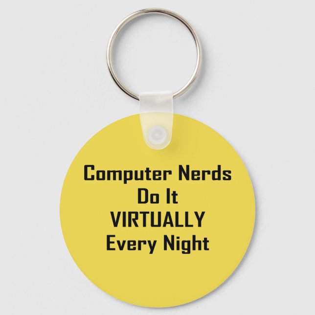 Busy Nerds Keychain (Front)