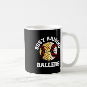 Busy Raising Llers Funny Sell Softll Sports Mom Coffee Mug
