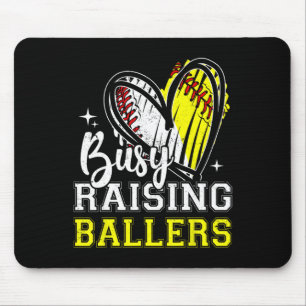 Busy Raising Llers Heart Softll Sell Mom Mouse Pad