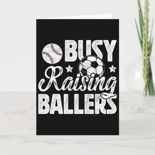 Busy Raising Llers Soccer Sell Dad Of Llers  Card