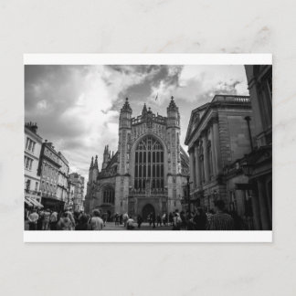 Busy streets of Bath Postcard