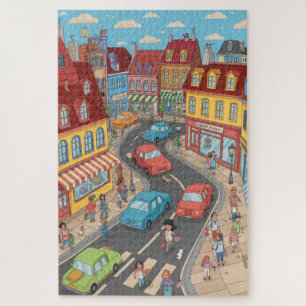 Busy Town jigsaw puzzle