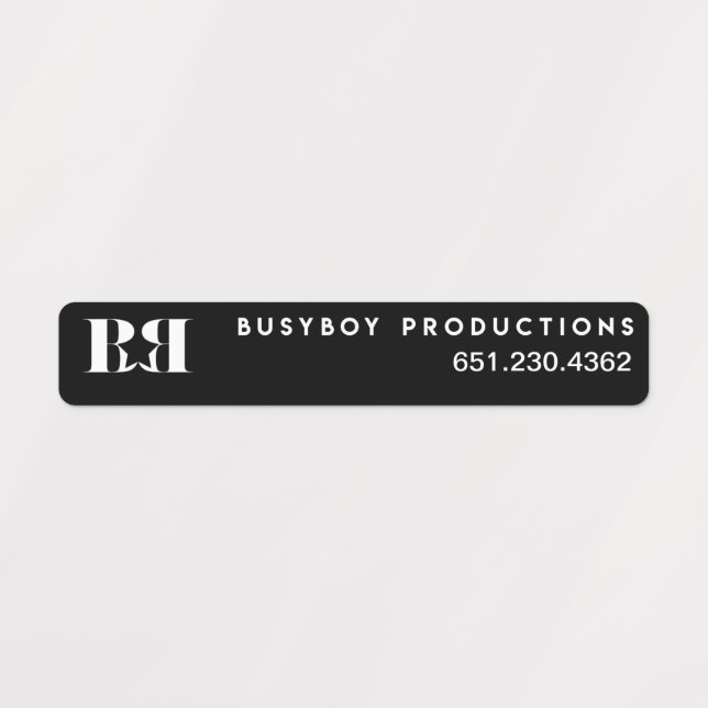 BusyBoy Productions Entraînent des Étiquettes (Design 4)