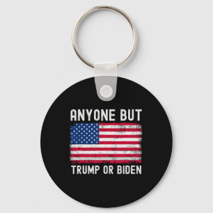 But Biden Or Trump 2024 Anti Biden & Trump Ele Keychain
