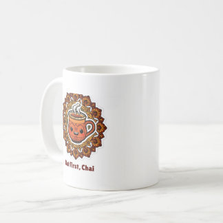 But First Chai - Kawaii Kulhad Coffee Mug