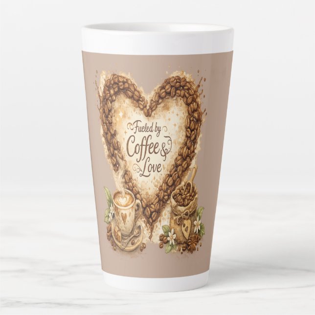 But First, Coffee Cozy Vintage Latte Mug (Front)