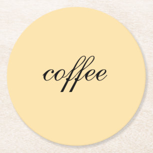 But First, Coffee – Cream Coasters