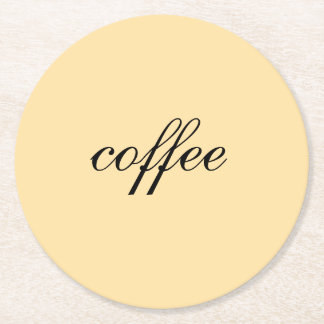 But First, Coffee – Cream Coasters