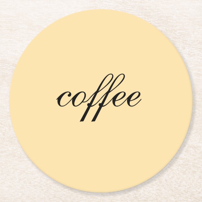 But First, Coffee – Cream Coasters (Front)