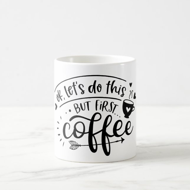 but first coffee Mug (Center)