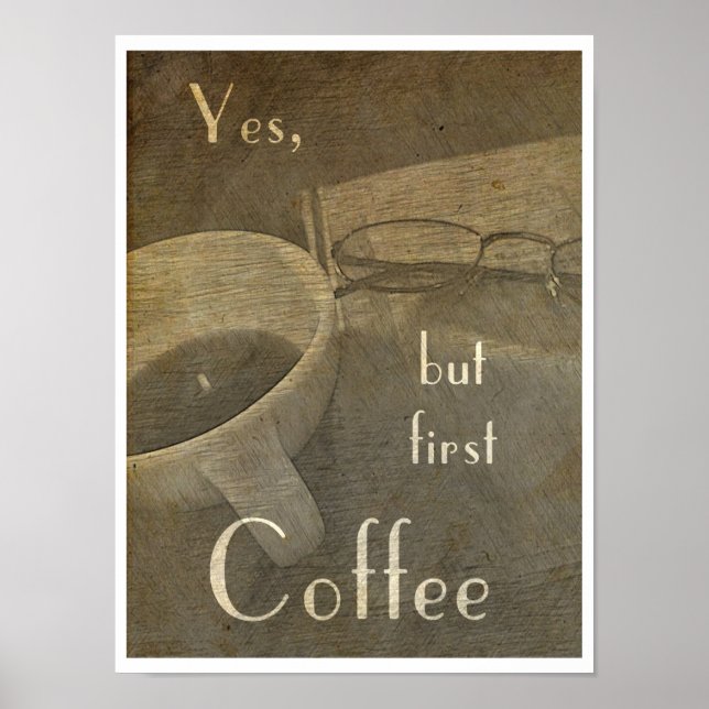 But first Coffee - poster (Front)