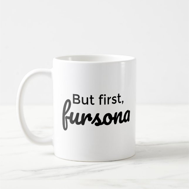 But first, fursona coffee mug (Left)