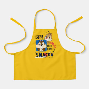 But First Snacks Chipmunks Apron