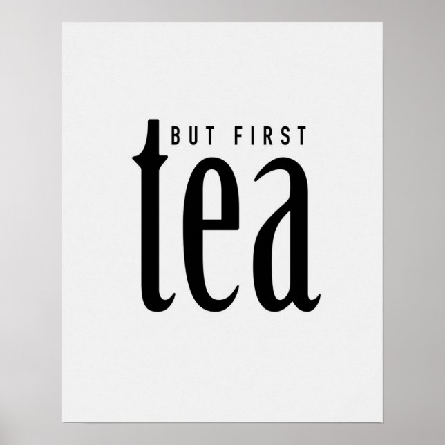 But first, tea poster (Front)