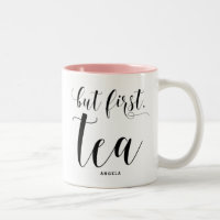 But Fist, Tea | Modern Calligraphy Personalized