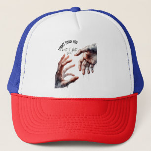 “But I Felt You” with Watercolor Hand Art – Spirit Trucker Hat