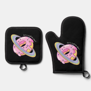 But Is It Gluten Free? Doughnut Oven Mitt & Pot Holder Set