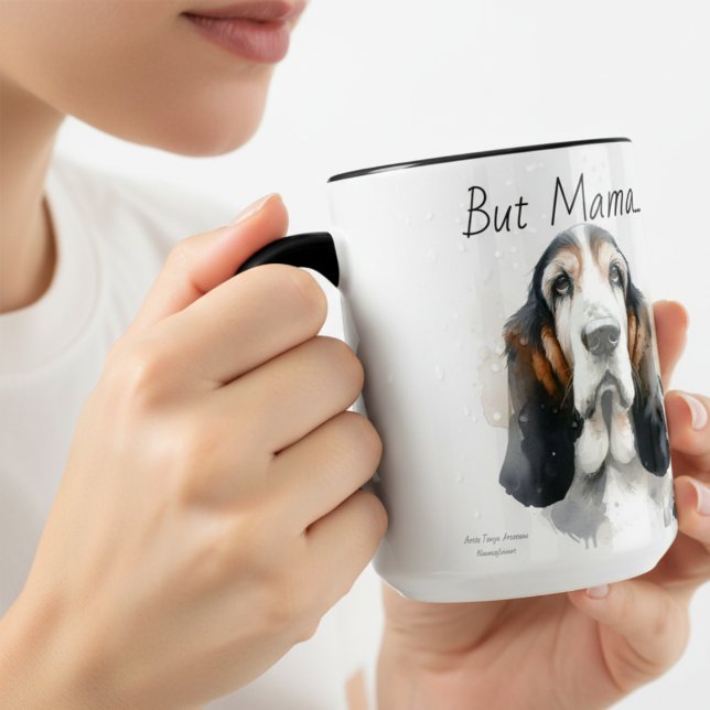 But Mama....... Basset Hound Modern Mug (Creator Uploaded)