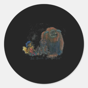 But Should You Need Us Funny Classic Round Sticker