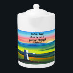 But The Lord Stood By Me Teapot<br><div class="desc">But The Lord Stood By Me Teapot</div>