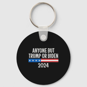 But Trump Or Biden 2024 - Vintage Style - Keychain