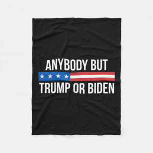 But Trump Or Biden - Fleece Blanket