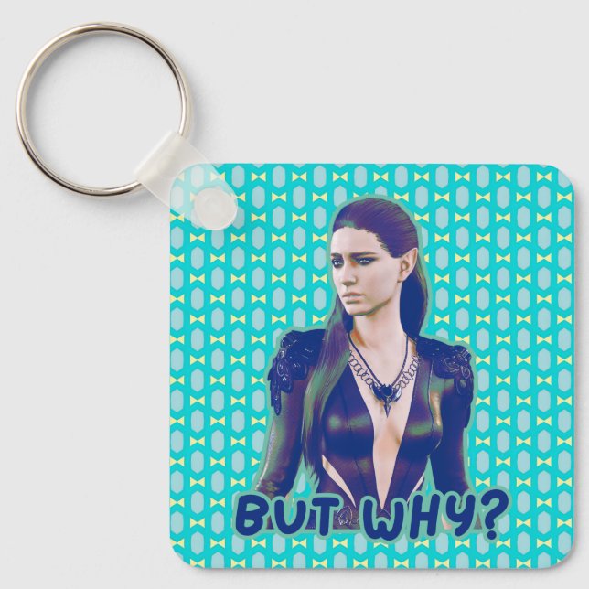 But Why? Keychain (Front)